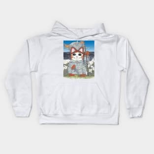 Joan of Arc cat Kids Hoodie